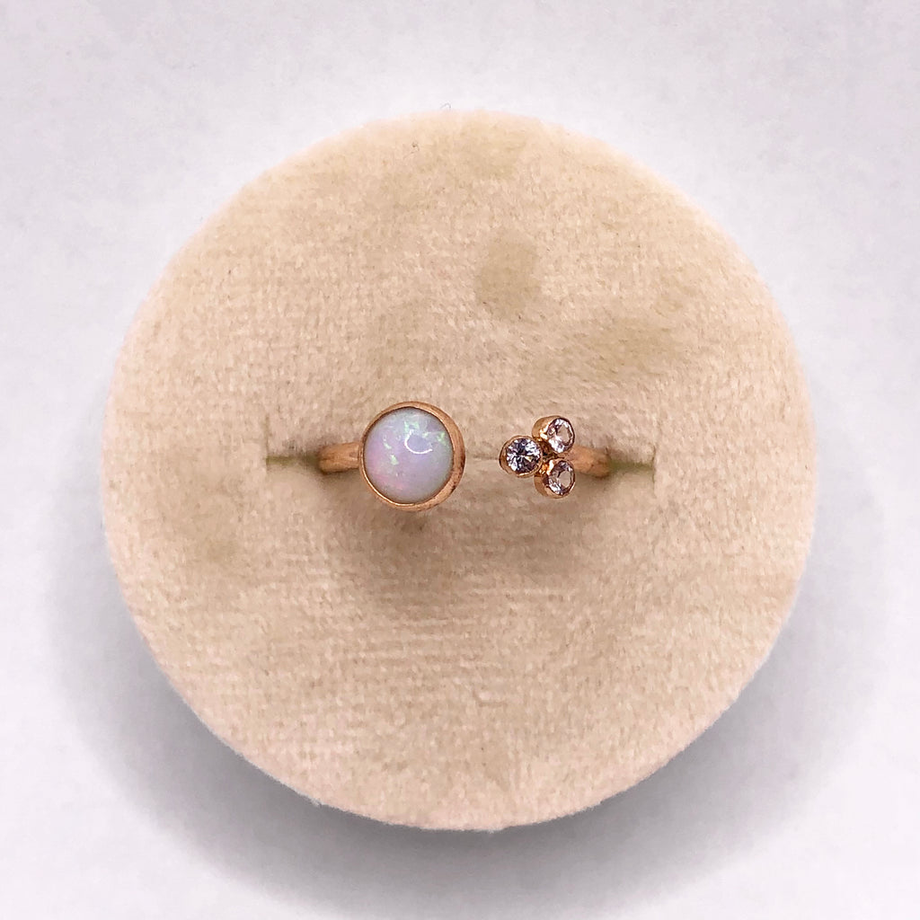 Opal Sapphire Ring